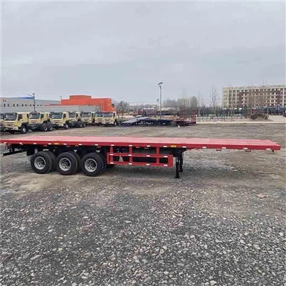 Remolques portacontenedores de plataforma plana