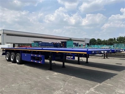 Trailer de contenedor plano de 20 pies/40 pies