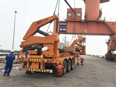 Trailer de cargador lateral del contenedor en venta